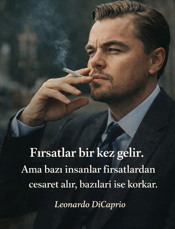 resimli leonardo dicaprio sözleri
