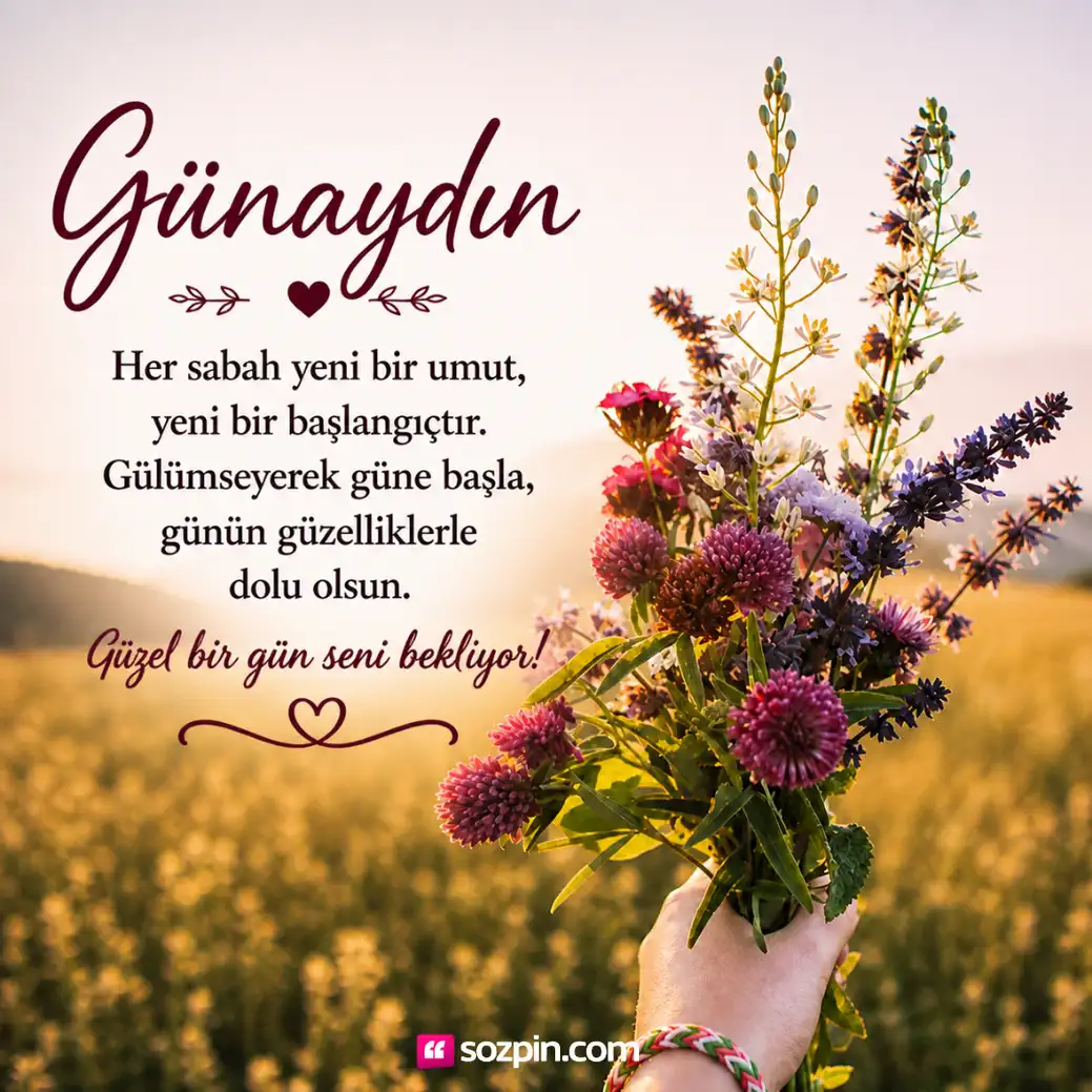 sevdiklerine günaydın mesajı