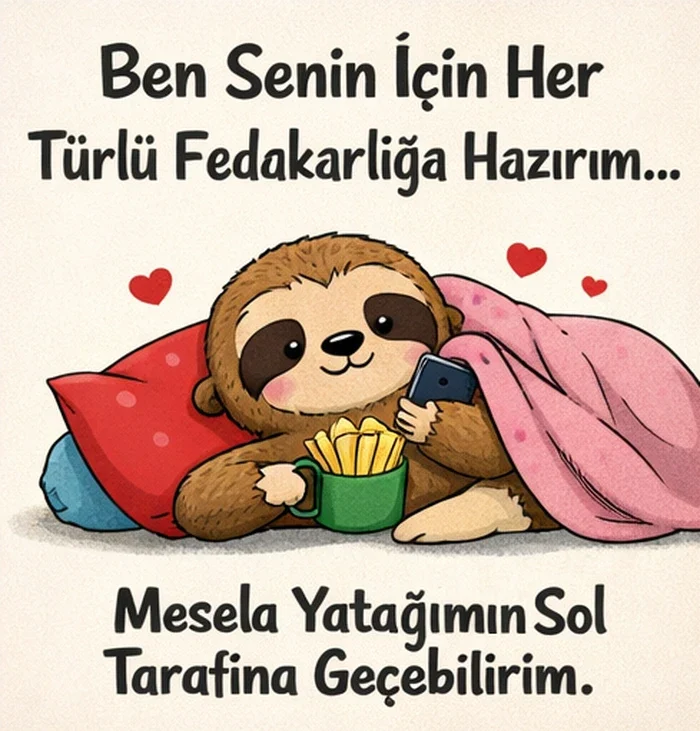 Sevgilinize Gönderebileceğiz Komik Resimler