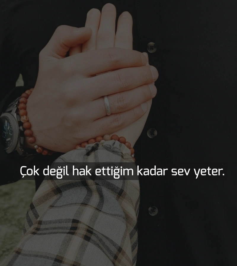 Hak edilen sevgiyle resimli aşk sözleri