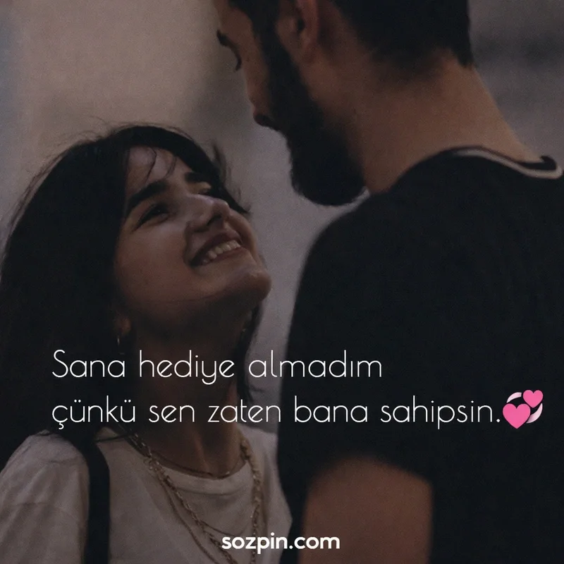 Sadece bir kişiye ait olmayı anlatan derin aşk sözü