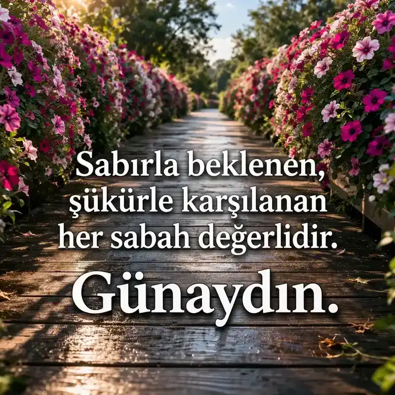 anlamlı günaydın mesajı