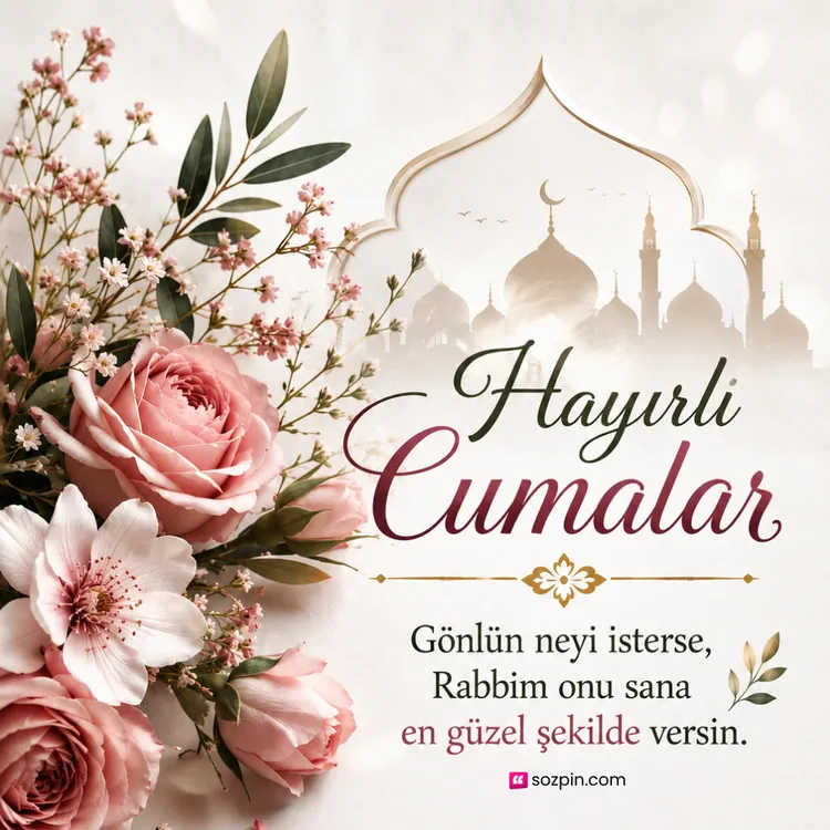 arkadaşa cuma mesajı