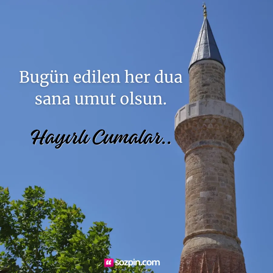 cami resimli cuma günü mesajı