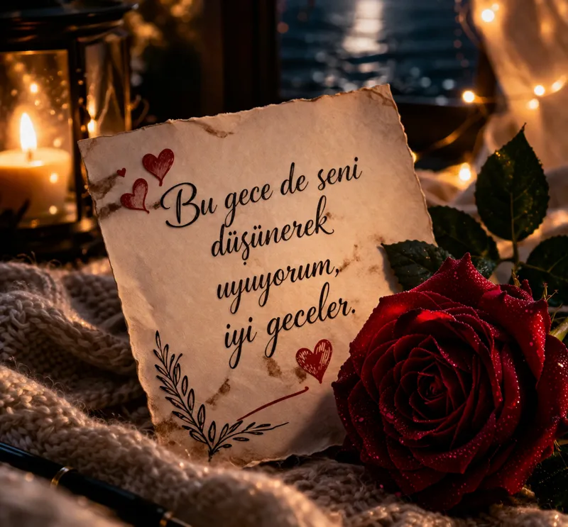 güzel sözlü iyi geceler sevgiliye
