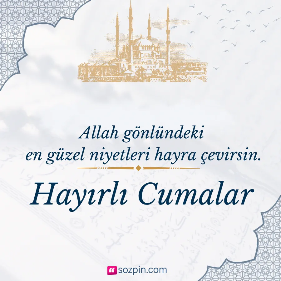 hayırlı cumalar mesajı