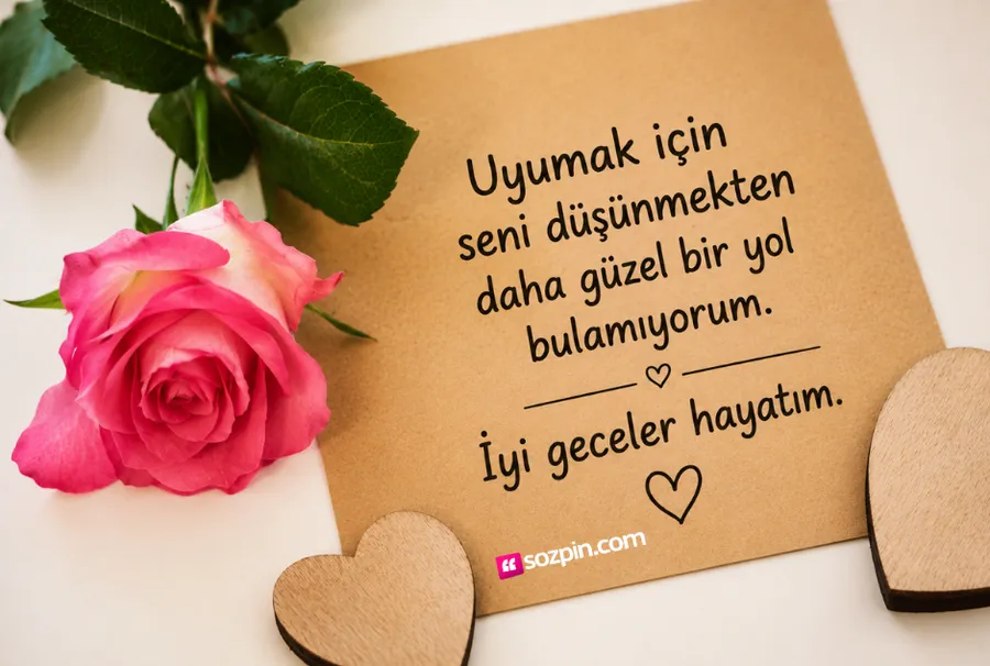 kalpten iyi geceler mesajı