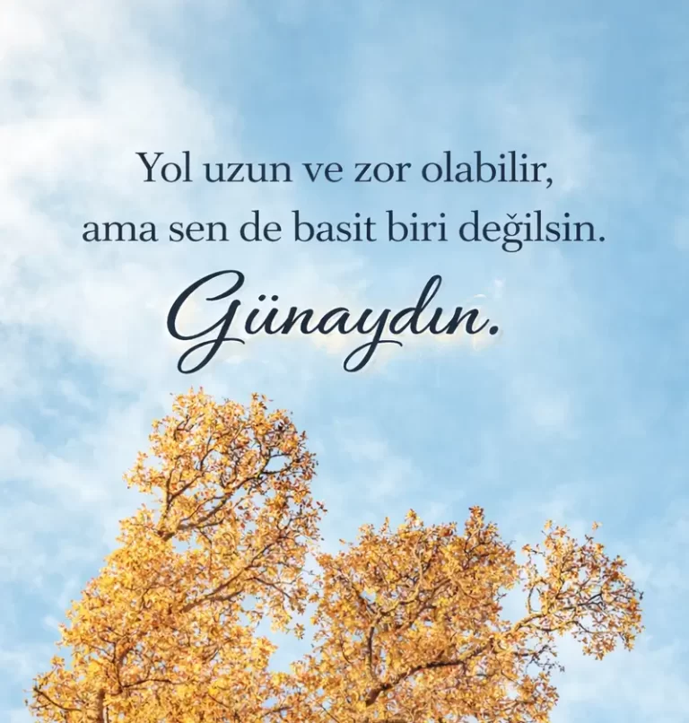 motivasyon günaydın mesajı