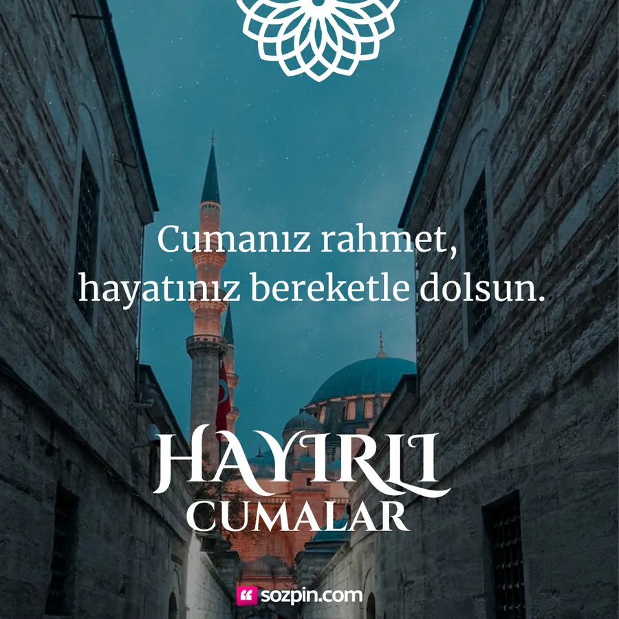 resimli hayırlı cumlar mesajı