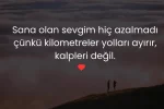 Uzaktaki Sevgiliye Özlem Mesajları