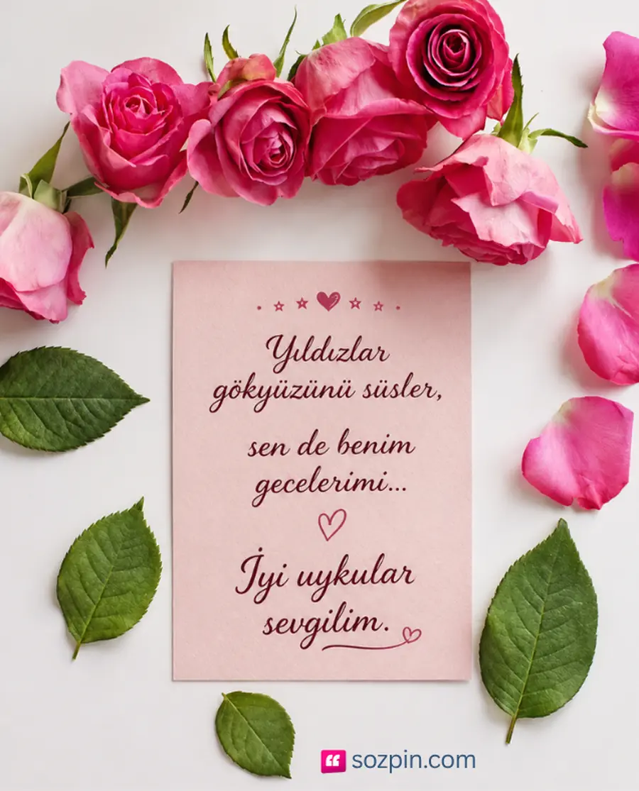 sevgiliye duygusal iyi geceler mesajı