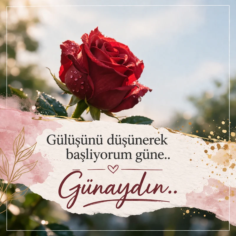 sevgiliye günaydın mesajı