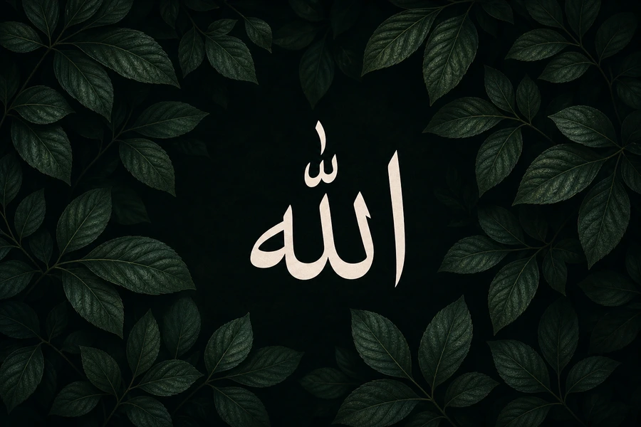 allah yazılı görsel
