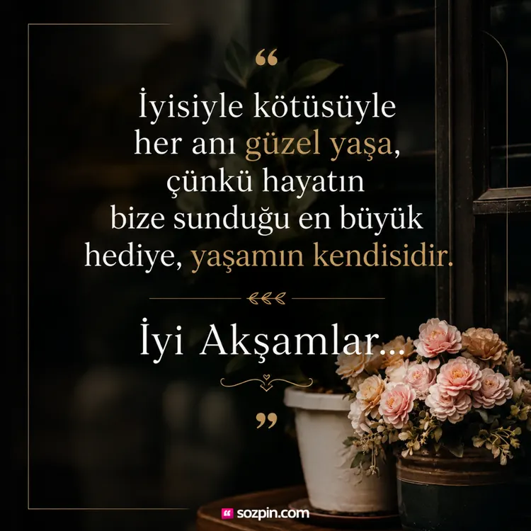 iyi akşamlar mesajları