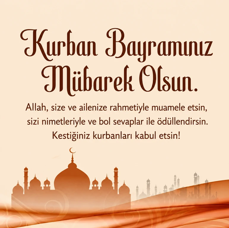 resimli kurban bayramı mesajı